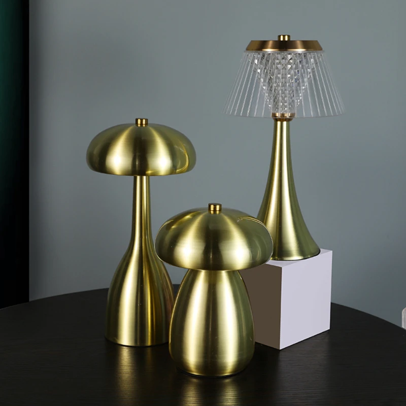 Modern Led Bar Lamp Rechargeable Night Light Touch Sensor Portable Table Light for Bar Coffee Restaurant Decorative Lighting