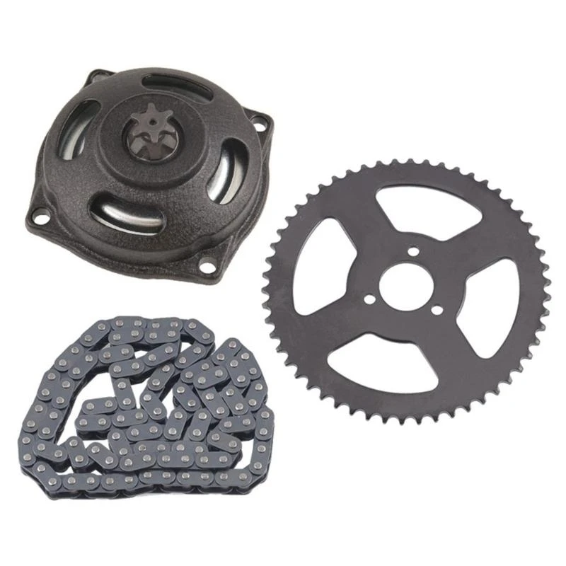 

2 Strokes 49CC Motorized Dirt Bike Bicycles Bike Chain Set Motorcycle Engine Kits With Sprocket 090E