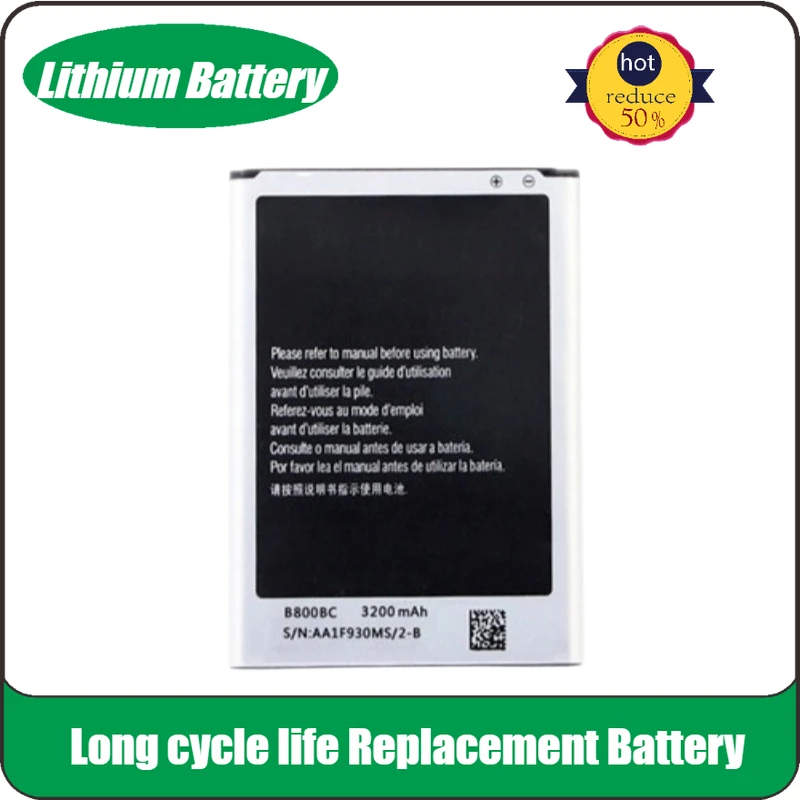 

3.8V 3200mAh Mobile Phone Battery B800BC B800BU B800BE For Samsung Galaxy Note 3 N9000 N9006 N9005 N9009 N9008V N9002