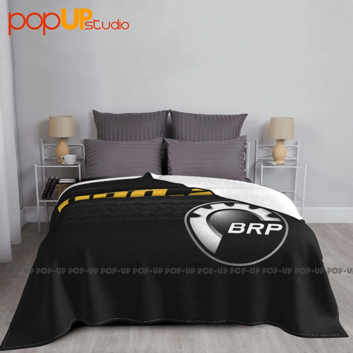 Can Am Brp Logo Blanket High Bedroom All Season Cover Blanket Home Decotation