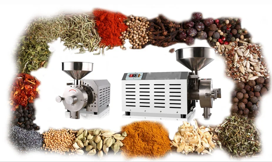 Commercial Dried Herbs Beans Pepper Rice Mill Flour Beans Food Powder Mill