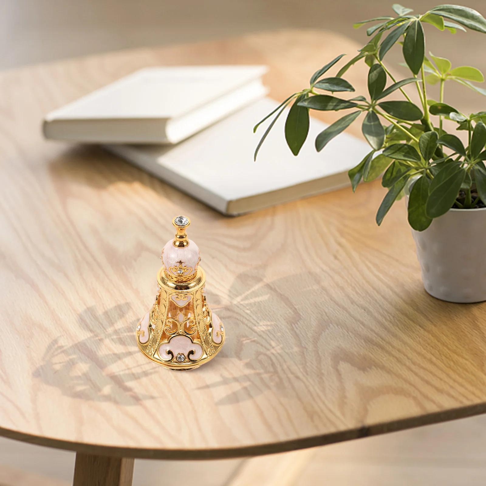 زجاجة عطر صغيرة أنيقة ورائعة، محمولة للسفر، حاوية عطر قابلة لإعادة الملء، صناعة متقنة، تخزين العطور #6