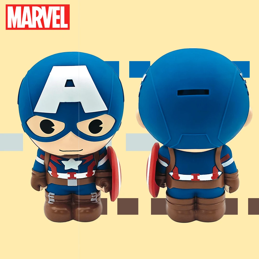 

Официальная лицензированная копилка-фигурка Мстители: Капитан Америка, коллекционный настольный органайзер, 1 шт., декор для дома Marvel