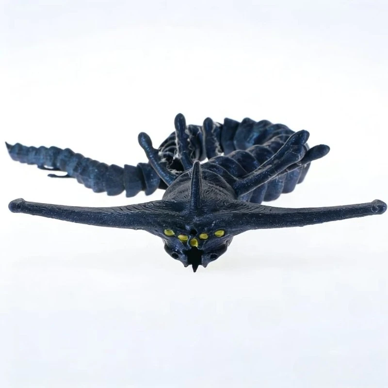 

Bloop Sea Monster 3D Printed Flexible Articulated Fidget Toy – Sea Eater Deep Sea Creature Collectible Stress Relief Desk Toy