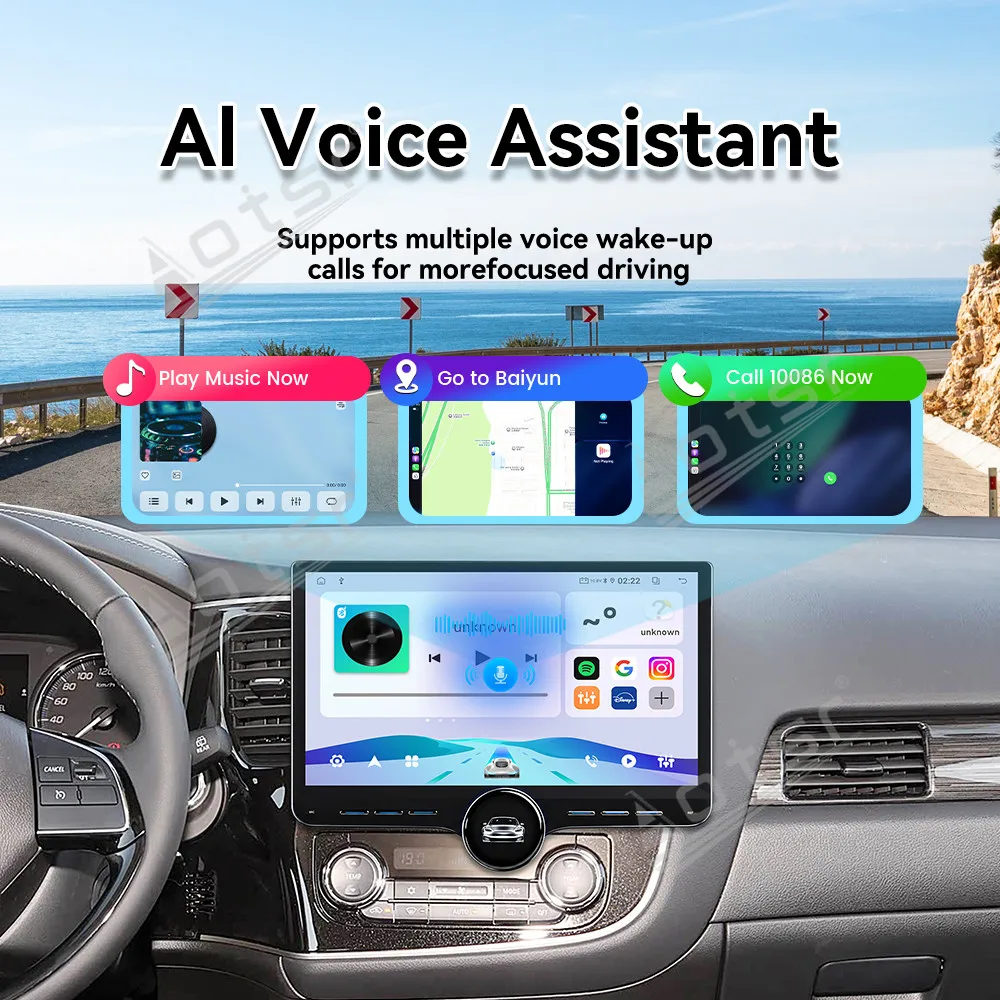 11.5" For Mitsubishi Outlander 2020 Android 15 Car Radio GPS Navigation CarPlay DSP Screen Multimedia Player Head Unit view 6