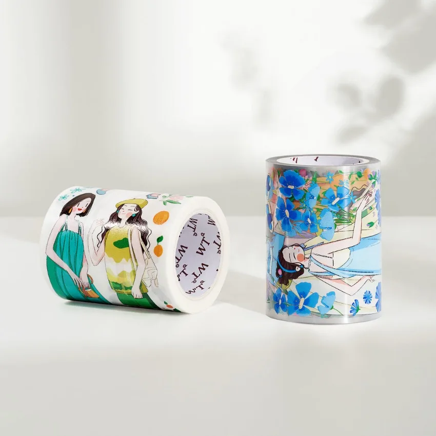 The Washi Tape Shop Figure Washi PET Masking Tapes Yong Girls Scrapbooking Papeleria Supply 6cmx5M