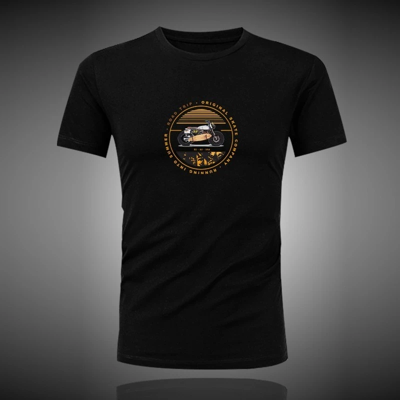 

2025 High-quality men's and women's fashion patterned printed T-shirts for summer 2025 loose short-sleeved for outdoor sports 04