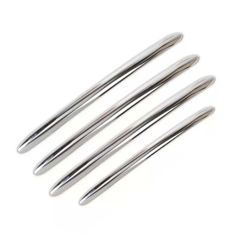 

Vehicle Decoration Color Silver Exterior Handle Sticker Decorative Handle Trim Quick To Install Wear-resistant