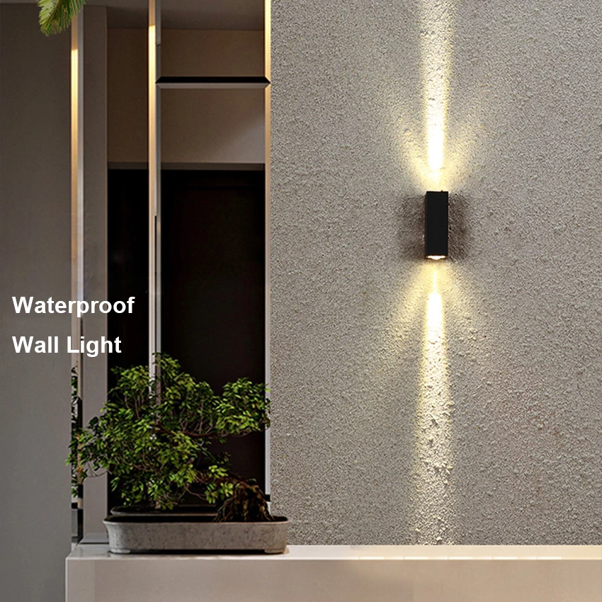 

7W Outdoor Waterproof Wall Lamps Wall Sconce For Garden Porch Terrace Balcony Lighting Up and Down Wall Lights YU24