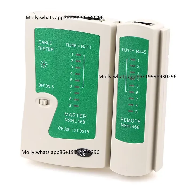Network Lan Cable Tester NSHL468 Test RJ45 RJ11 Cat5 Utp Ethernet Tool 2 in 1 Portable Network Cable Tester