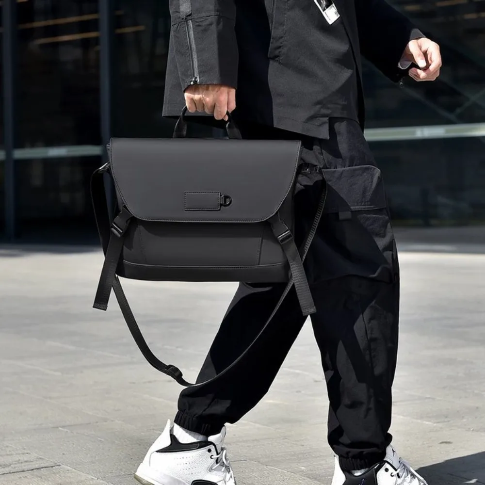 2025 Bolso bandolera para hombre: bolso de pecho multifuncional con sensación premium, mochila de mano y de hombro