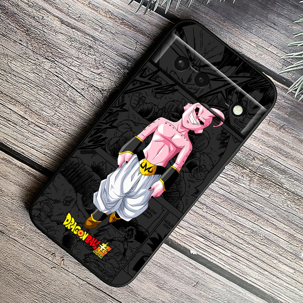 Art D-Dragon Ball Vegeta Goku For Google Pixel 9 8 7A 7 6A 6 5A 5 4 4A XL 5G Black Silicon Shockproof Shell TPU Phone Case