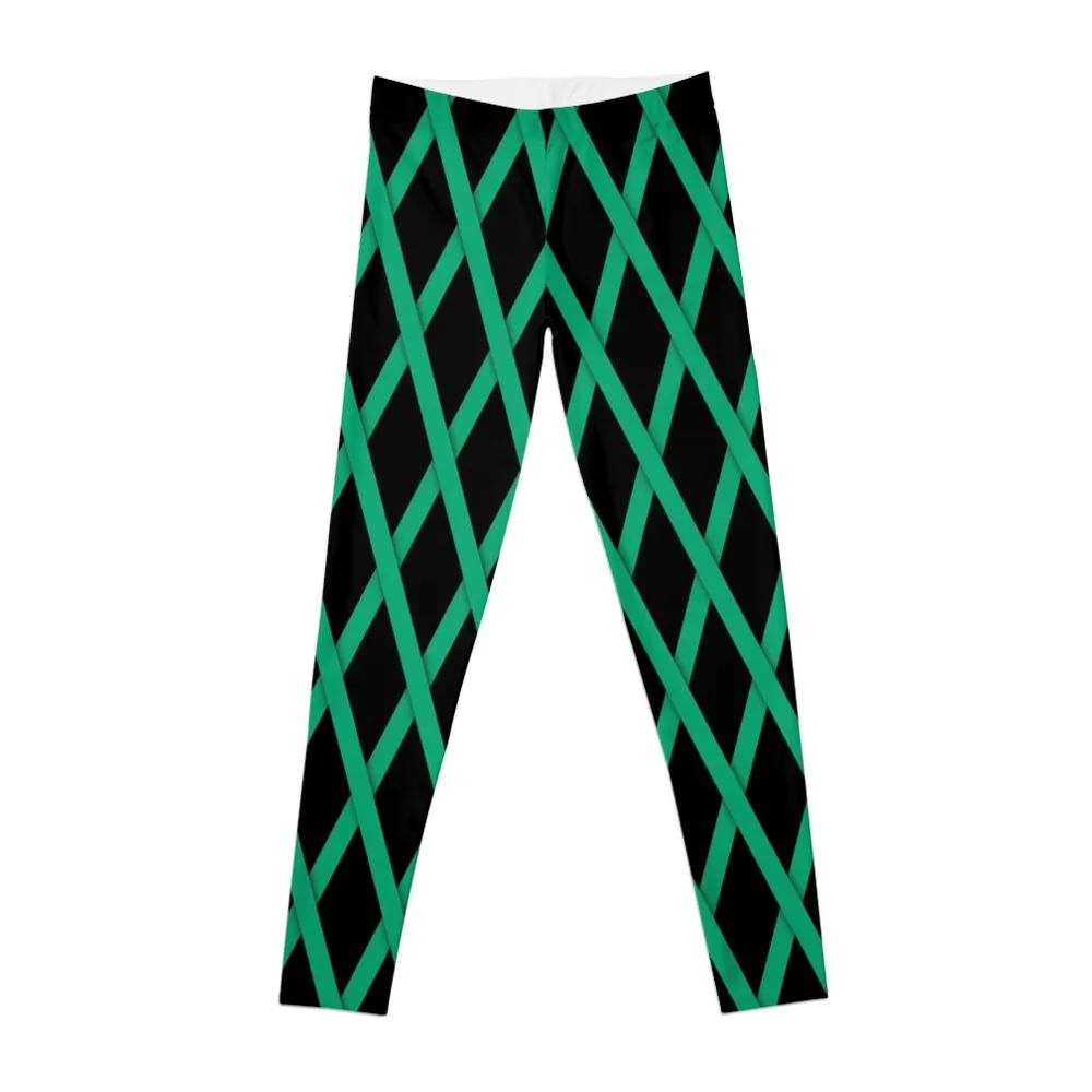 Green Criss Cross Ribbon Leggings Women sports Golf wear Womens Leggings