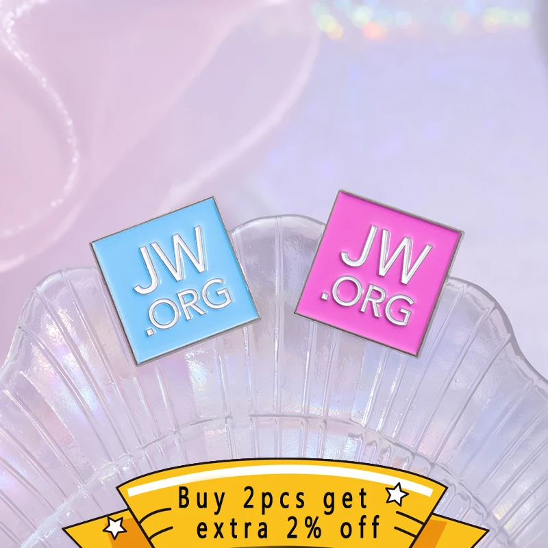 JW.ORG Enamel Pins Religious Organization Structure Bible Jesus Brooches Lapel Badges Jewelry Gift For Christians Friends ﻿
