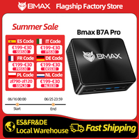 BMAX B7A Pro Mini Pc AMD Ryzen 5 7430U Processor AMD Radeon Graphics 16GB RAM 512GB SSD Windows 11 USB HDMI Type-C mini pc