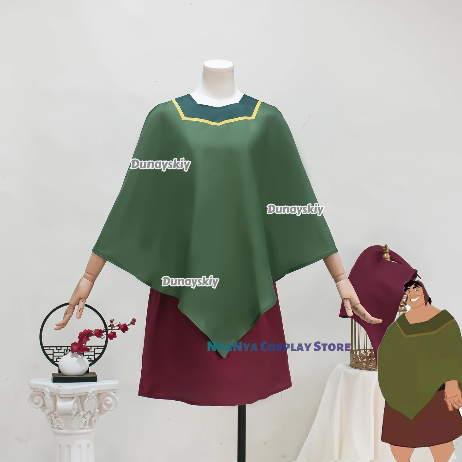 

Фильм Pacha The Emperor New Groove Косплей Король Униформа Мужчина disfraz Хэллоуин Карнавал Косплей Pacha Индивидуальная одежда