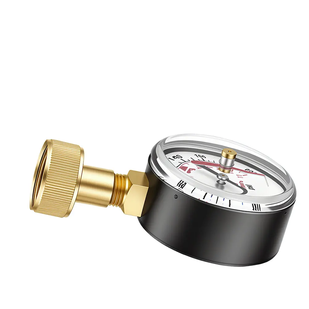 TS-60-200 PSI Wasserpumpen-Druckmesser für Schlauch und Wasserhahn, Gartenschlauch-Wasserdruckprüfgerät – Detail 11