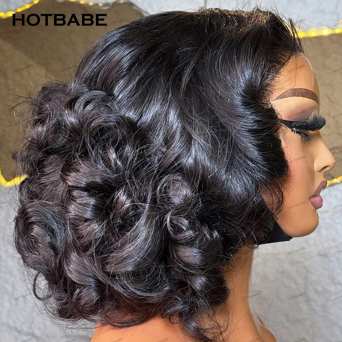 

400 Density 360 HD Lace Wig Wave 13×6 HD Transparent Lace Frontal Human Hair Wigs Preplucked Human Hair Glueless Wigs Human Hair