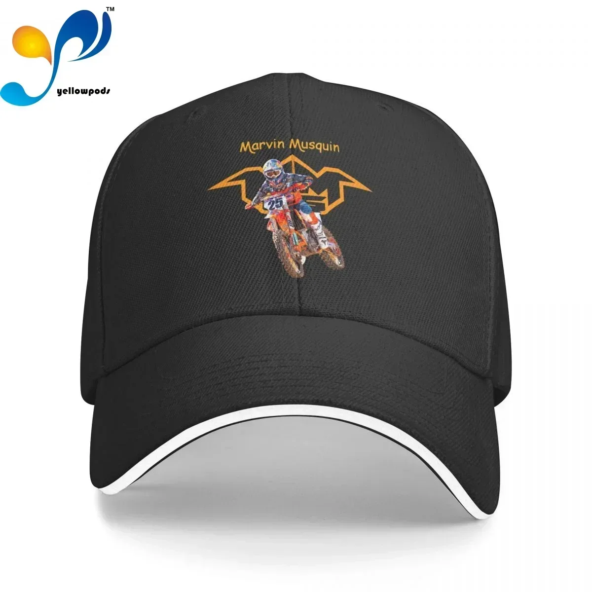Marvin Musquin Trucker Cap Snapback Hat for Men Baseball Mens Hats Caps for Logo