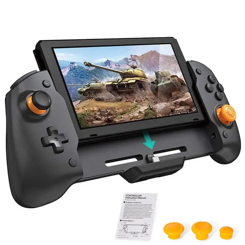 Go! For Nintendo Switch Gamepad Controller Handheld Grip Double Motor Vibration Built-in 6-Axis Gyro Design Joycon with Storage