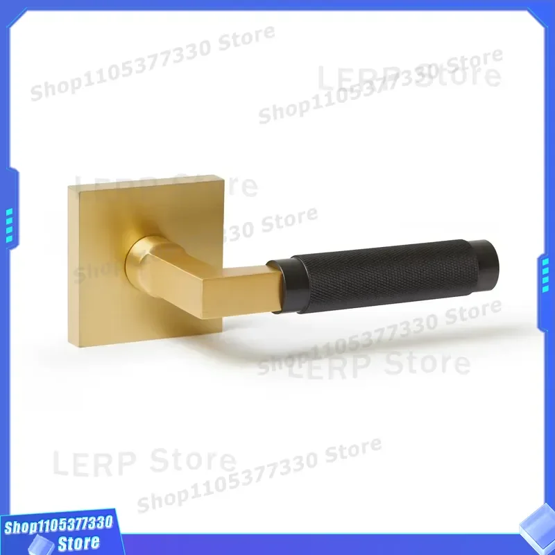 Premium Zinc Alloy Lever Door Handle Cylindrical Design for Household Interior Rooms Modern Style Durable Hardware Accessory