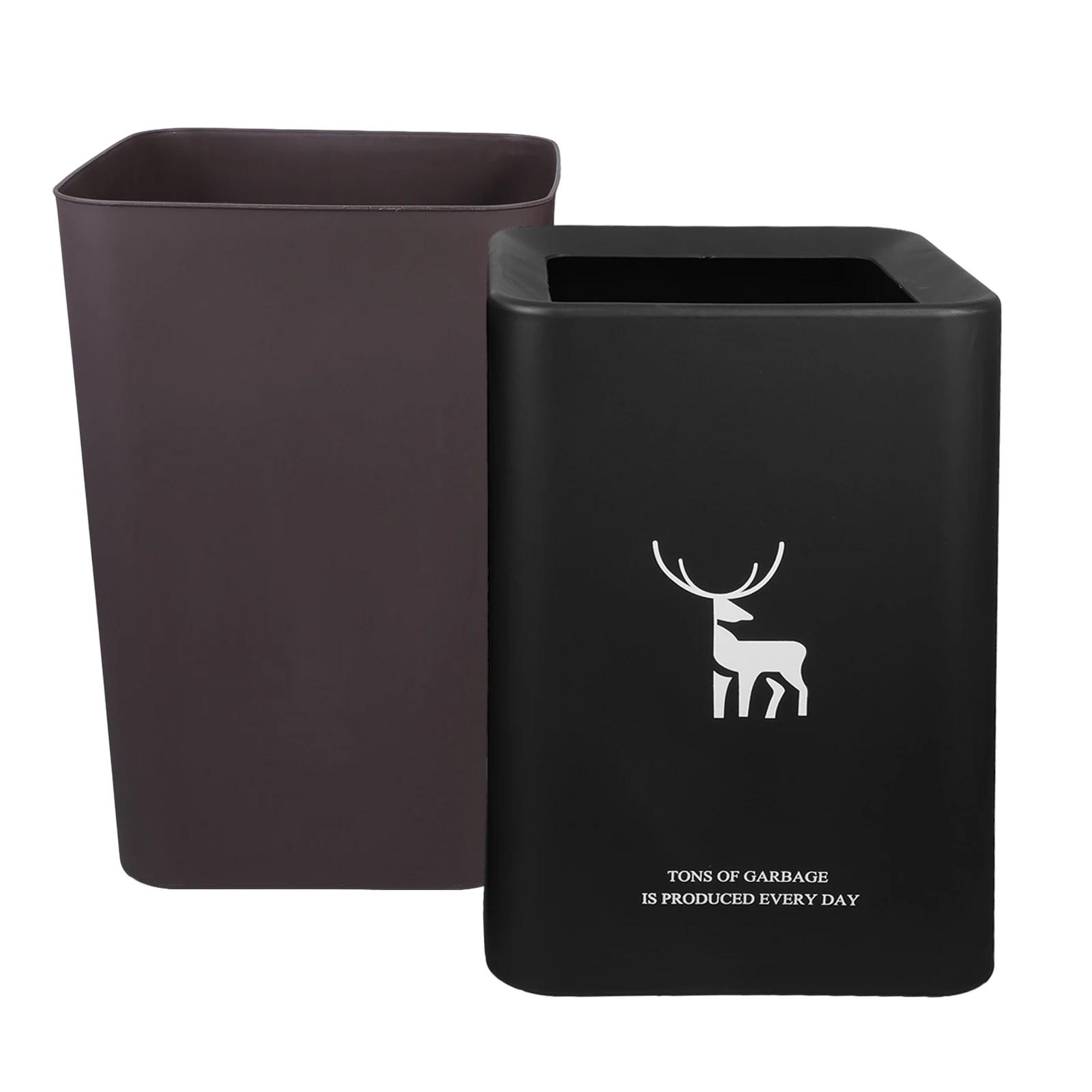

Multifunction Storage Bucket Office Small Trash Can Plastic Garbage Basket Household