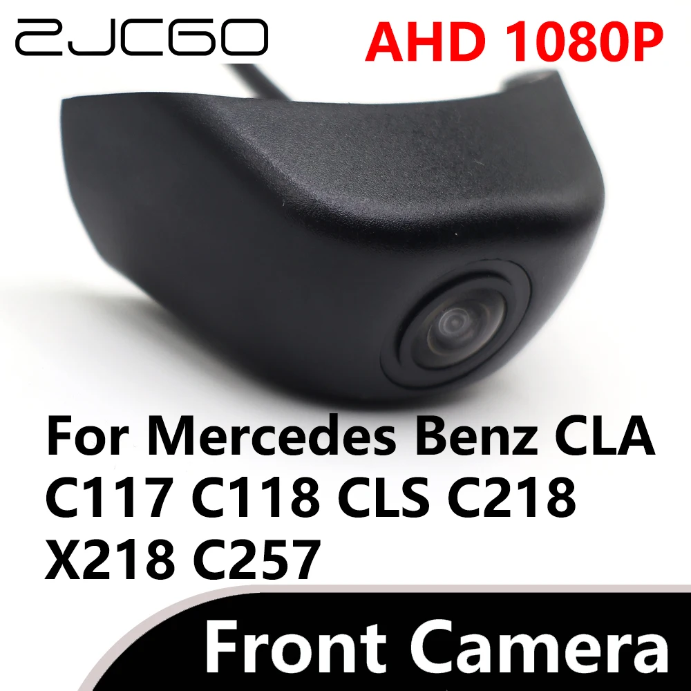 

ZJCGO AHD 1080P CVBS 480P 170° Car Parking LOGO Front View Camera waterproof for Mercedes Benz CLA C117 C118 CLS C218 X218 C257