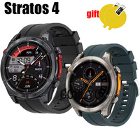 Wristband for Zeblaze Stratos 4 Strap Band Belt Silicone Smartwatch Bracelet Screen protector film For women men