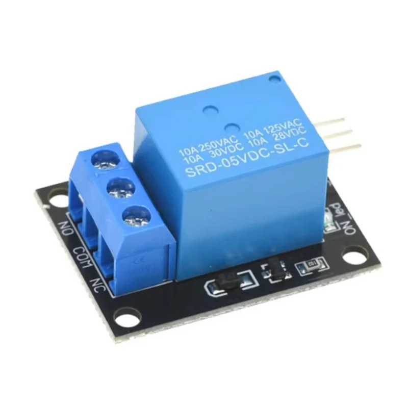 ABZW Voor Arduino Voor PIC AVR DSP ARM Compatibel 1-Kanaals Relaismodule Shield 20 Stuks 5V KY-019 relaismodule