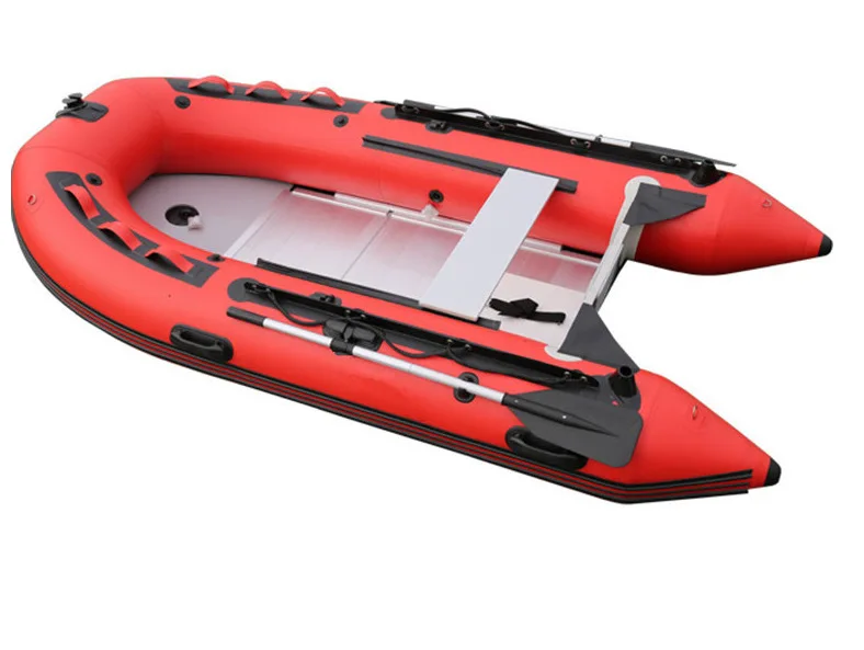 Aluminum Alloy Floor PVC Inflatable , Recreational Assault Boat, Rubber Boat, Sea Fishing Boat