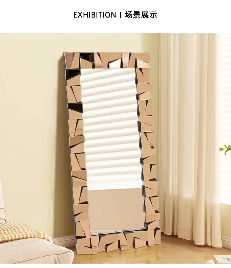 

A13 Домашний напольный женский круглый, зеркало для макияжа в полный рост B & B, расческа с облаком для камина в американском стиле