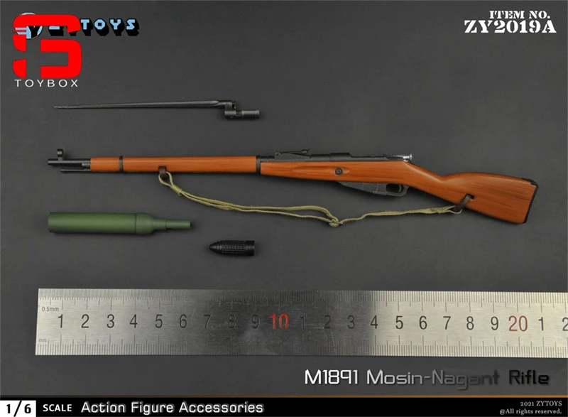 ZYTOYS ZY2015-ZY2019 1/6 Sniper Rifle 98K Type 99 M1 Garand NO4MKI