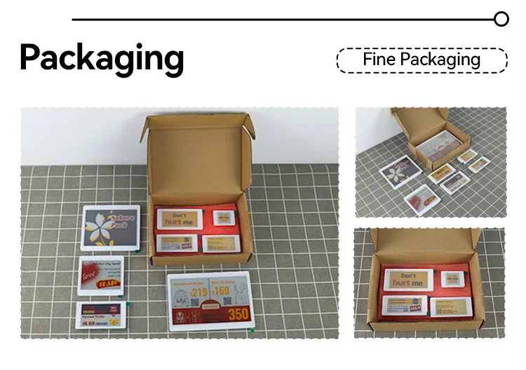 Suny 전자 선반 라벨 가격표 BLE Esl 4 색 E 잉크 디스플레이 1.54 인치