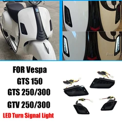 New LED Turn Signal Light Fit For Vespa GTS 300 GTS250 GTS300 GTS150 GTV300 GTV250 Waterproof Flasher Indicator Rear Lights Lamp