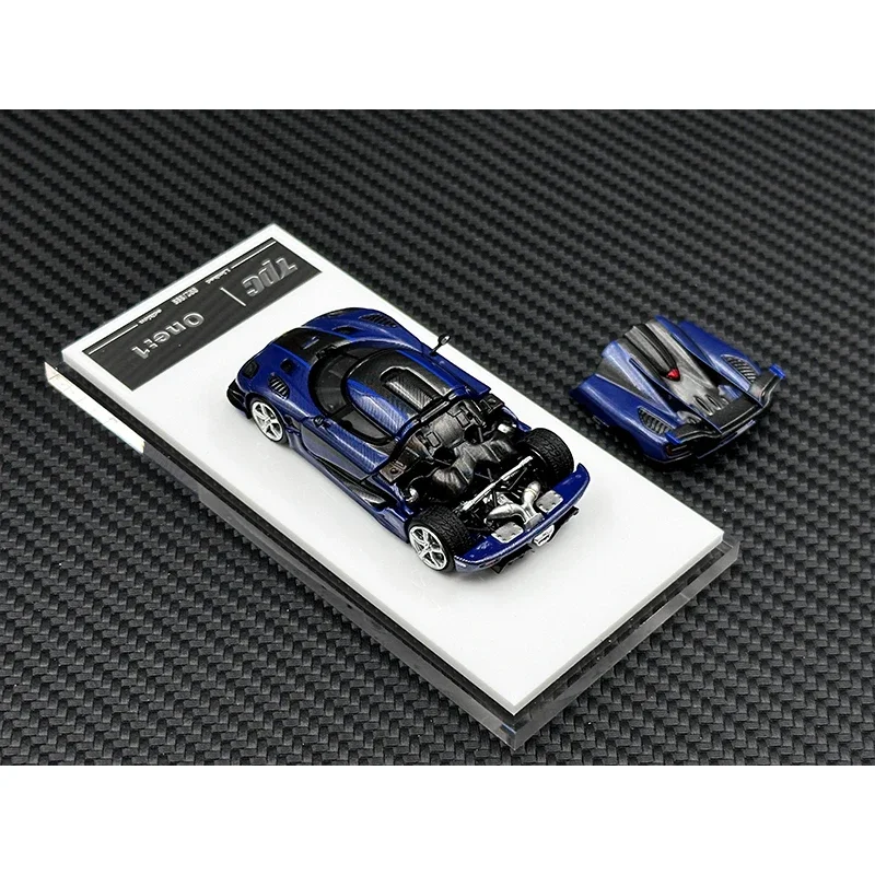 TPC Disponibile 1:64 ONE Cappuccio interamente in fibra di carbonio aperto Diecast Diorama Collezione di modelli Giocattoli in miniatura