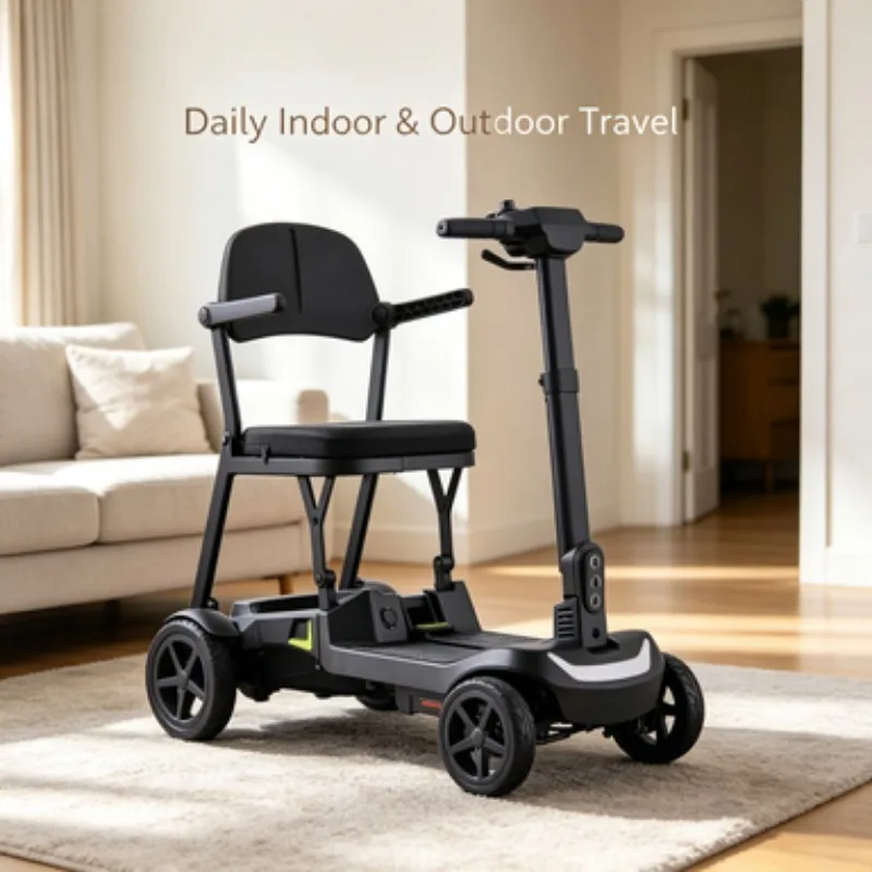 Elderly Mobility Scooter  985S Foldable Small Adult Electric Scooter Home Use Compact Lightweight