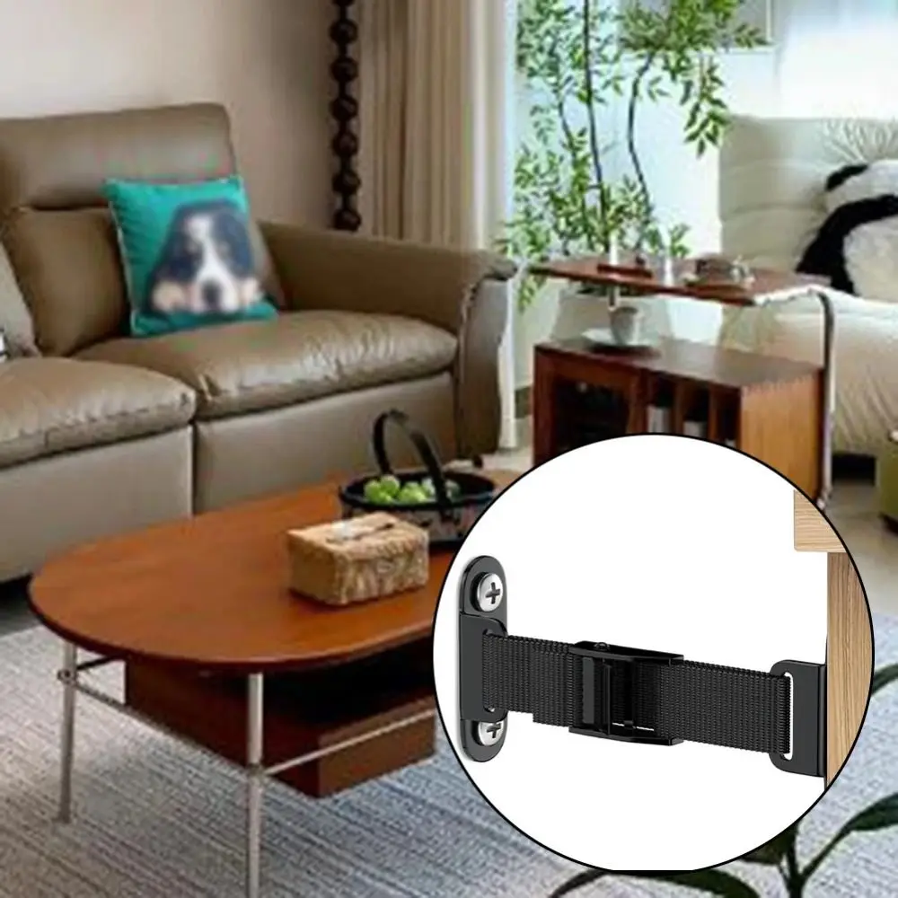 

Анкеры для мебели, защищающие от опрокидывания, универсальный комплект для безопасности мебели, регулируемые анкеры для защиты от опрокидывания, защита для детей