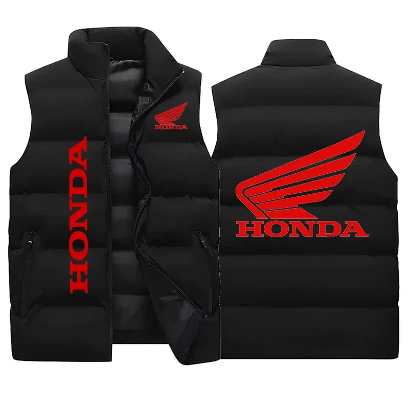 

2025 Hot Motorcycle Honda Map Printed Vest Jacket, Men's Leisure and Fashion Outdoor Sports Anti-Style Warm Jacket