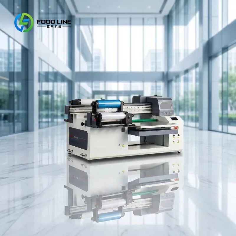 Customized XP600 I1600 I3200 Heads All-in-One UV DTF Printer with Visual Camera Positioning 360 Rotary Automatic Egg Flex