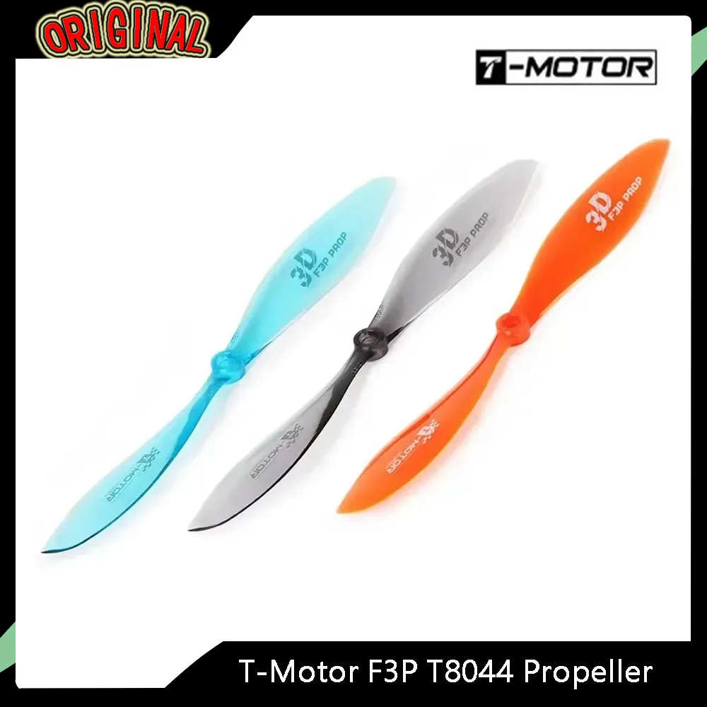 

T-Motor T8044 F3P 3D пластиковый пропеллер — легкий реквизит для радиоуправляемого самолета с неподвижным крылом, двигателя дрона (опционально по часовой/против часовой стрелки)