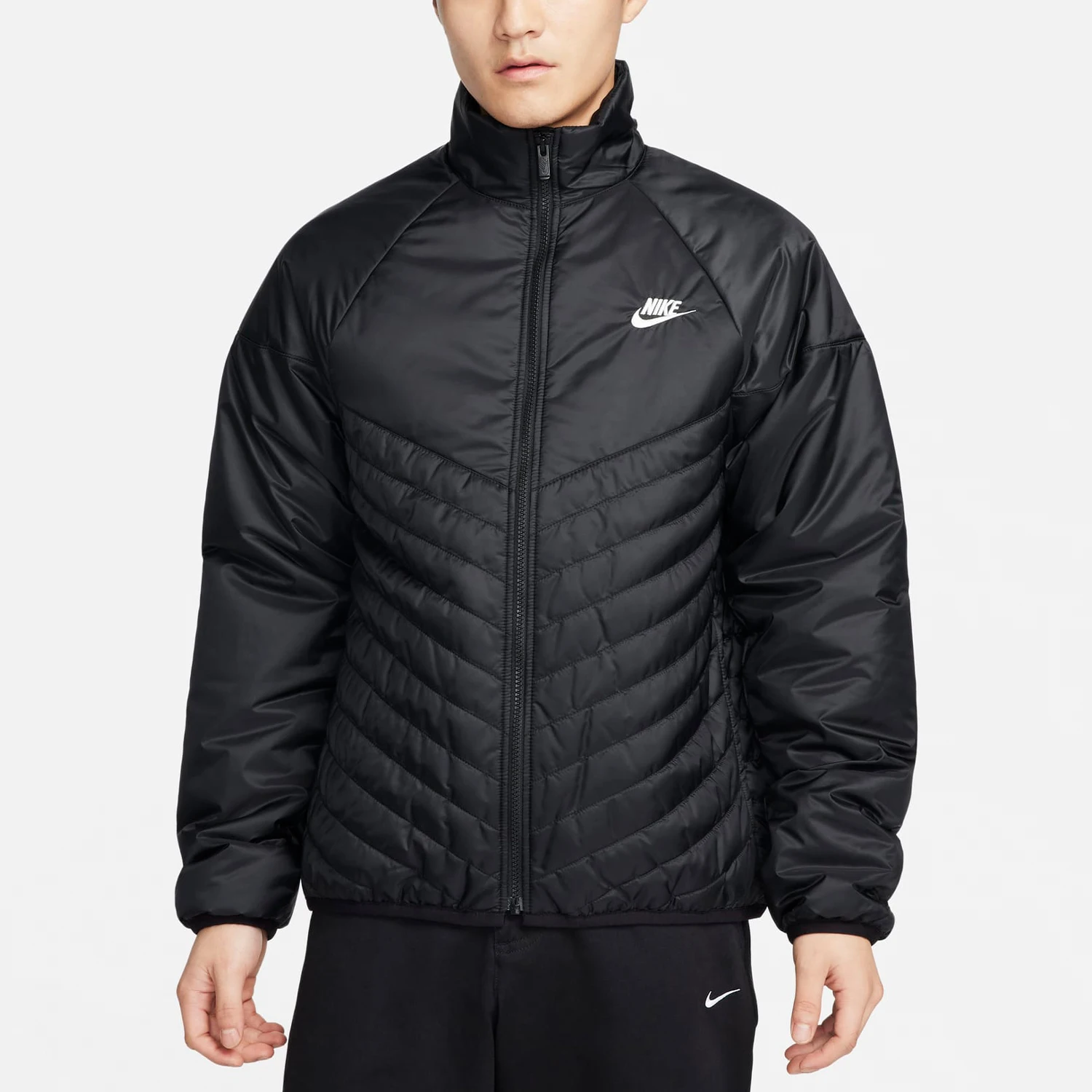 

Nike genuine Fall New Men's Warm Outdoor Stand Collar Jacket FB8196-010