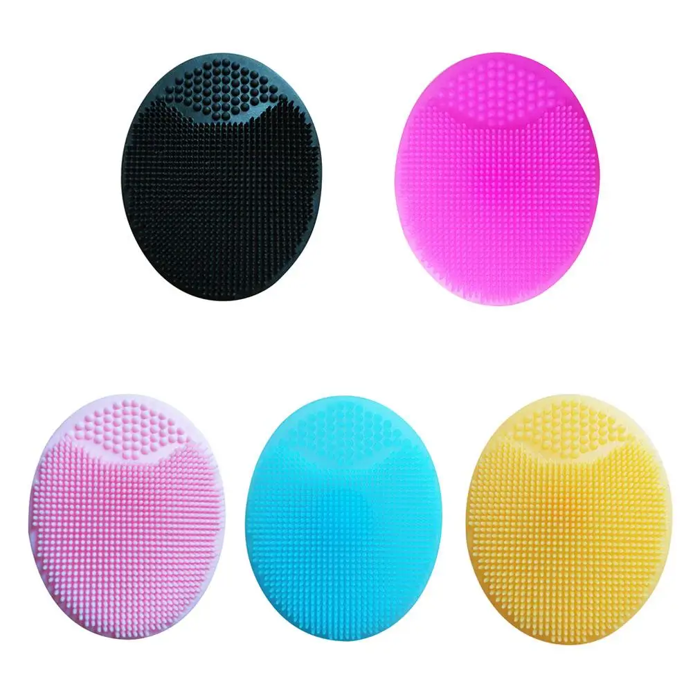 Soft Silicone Face Cleansing Brush Beauty Facial Washing Pad Exfoliating Blackhead Deep Cleaning Massage Brushes Face Care Tool