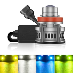 H7 H11 H8 H9 9005 HB3 9006 HB4 LED Fog Light Bulb Automotive Turbo Headlight Fog Lamp 12V 8000K 6000K 3000K 80W 2Pcs