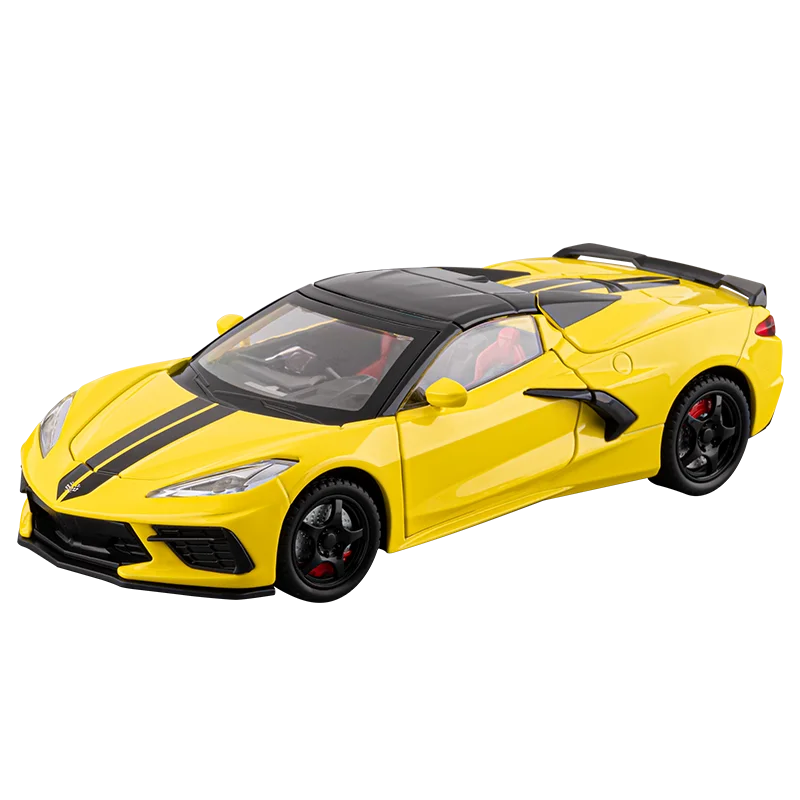 

1:22 Corvette C8 convertible sports car alloy die-cast car model car model boy gift collection gift children's toy car