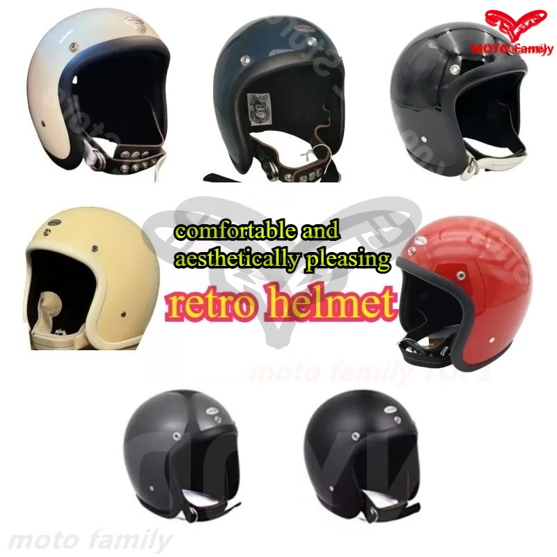 

Мотошлем в стиле ретро, японский классический полушлем для космических круизов, универсальный на 4 сезона, малый размер, casco moto
