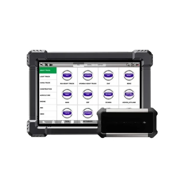 2023  X7 HD Heavy Duty Truck Truck Scanner Full System X7hd 12V 24V Oil DPF Regen ECU Reset Battery OBD2 Diagnostic Tool