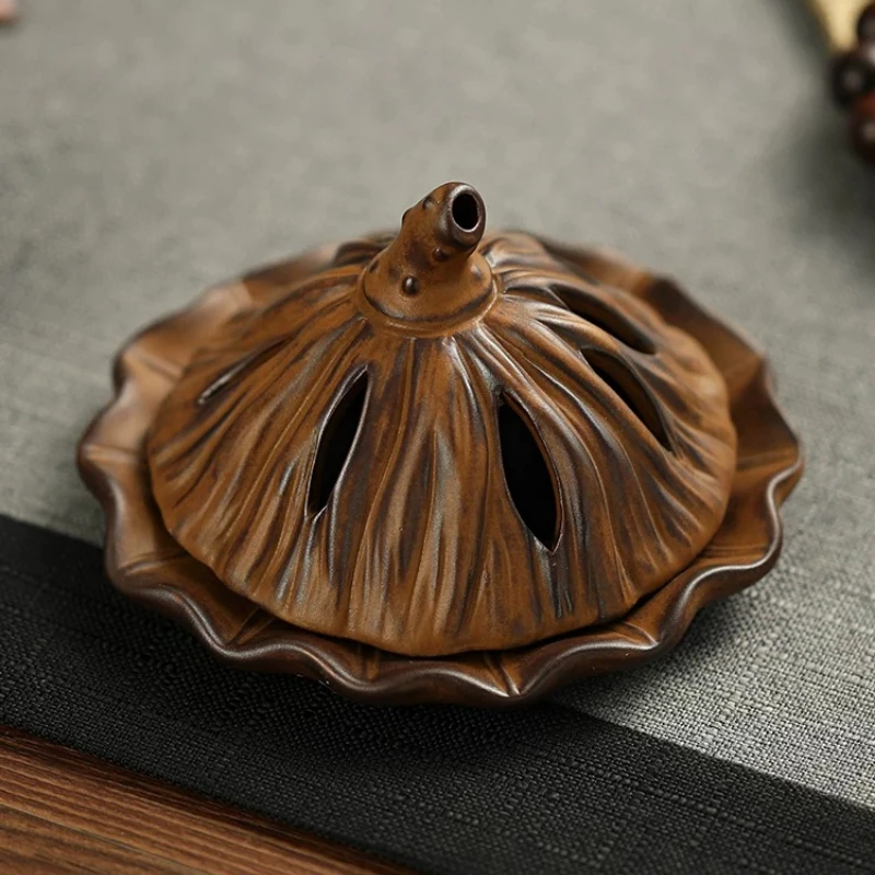 Ornaments Meditation Incense Burner Seating Room Beautiful Modern Incense Burner Buddhism Quemador Inciensos Home Fragrance