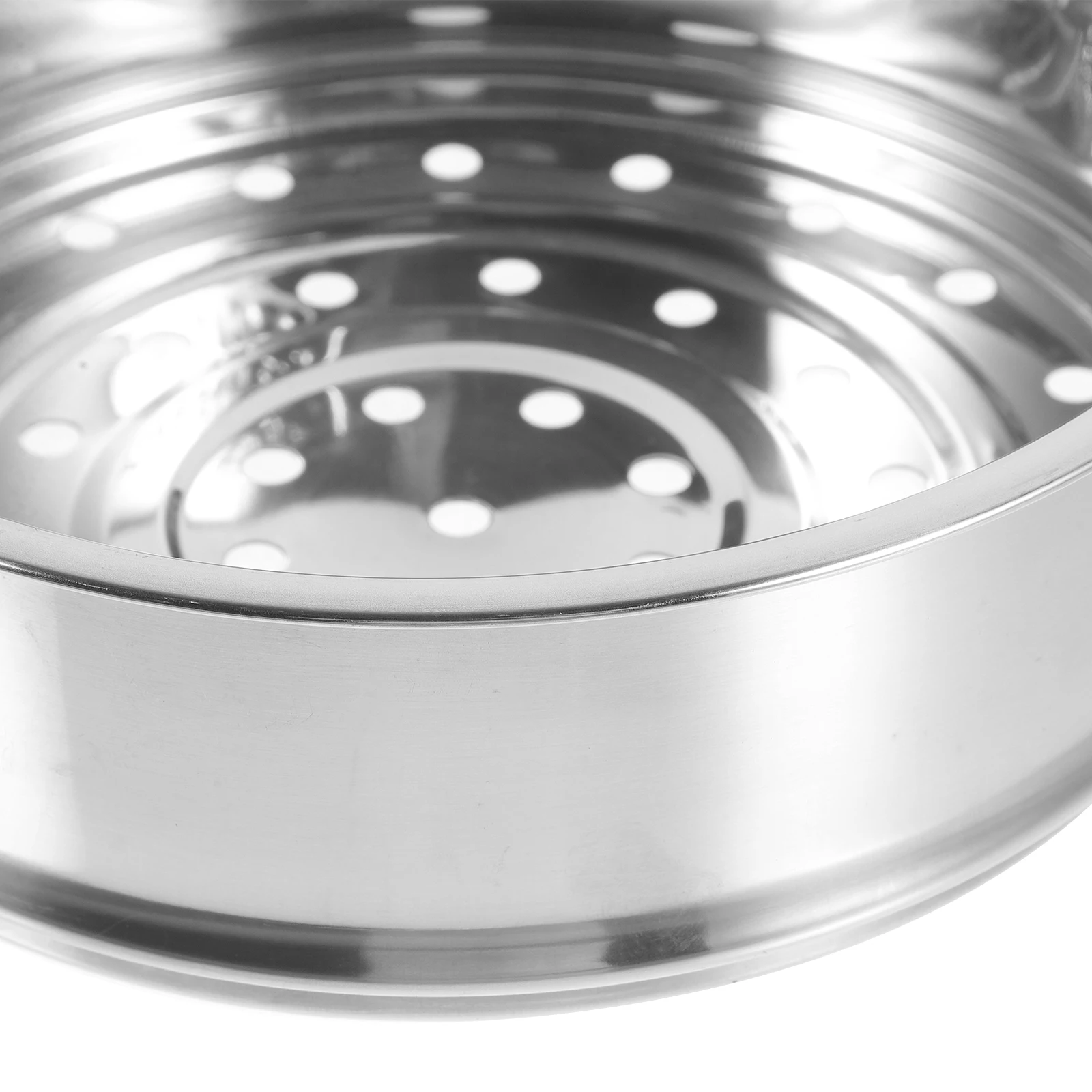 

18 Cm Stainless Steel Steamer Grid Eco Friendly Food Steamer Basket Kitchen Cookware Multi Vent Hole Evenly Distributed