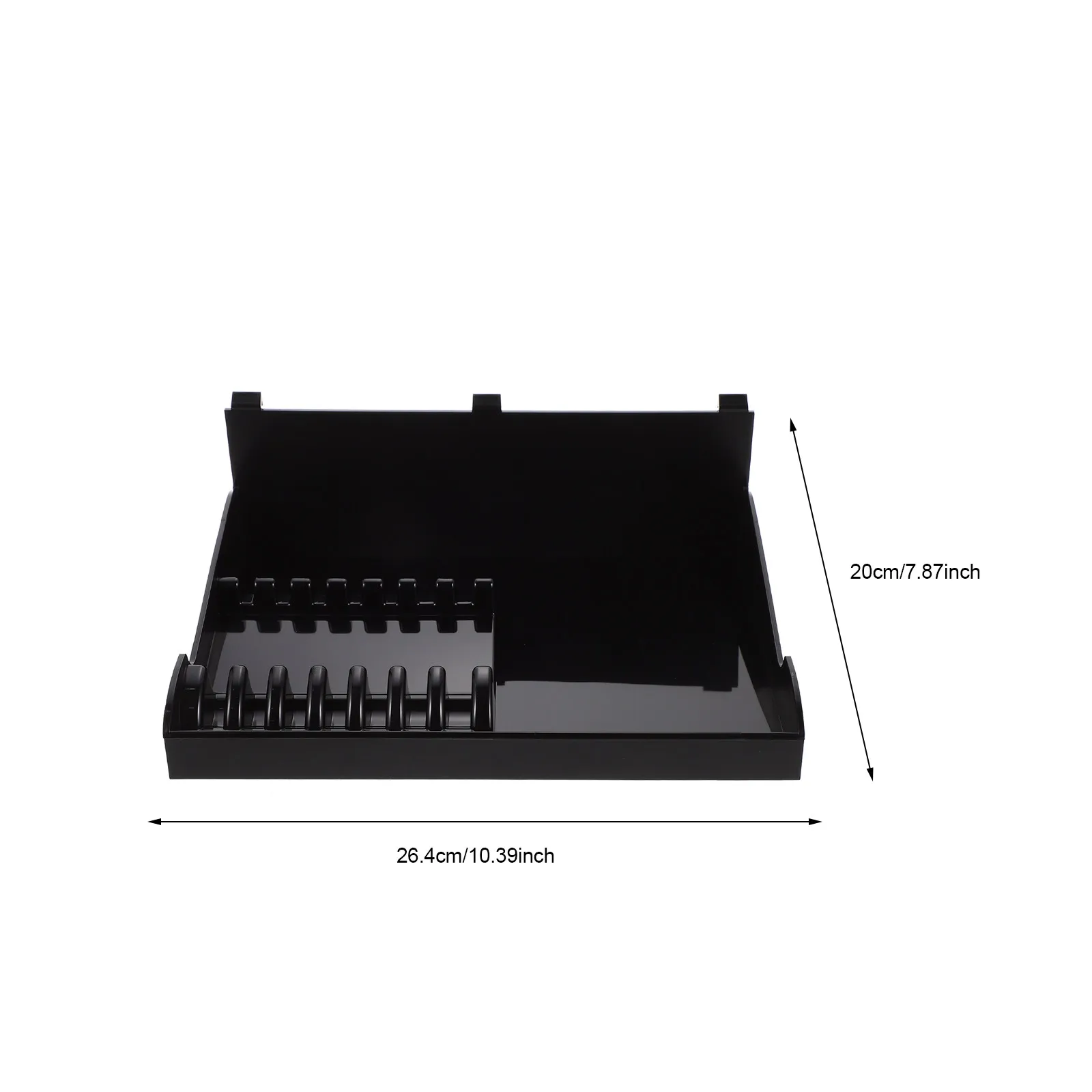 Professional ABS Hairdressing Tool Organizer Storage Box Salon Scissor Comb Holder Rack Multi-Function Hair Shear Stand