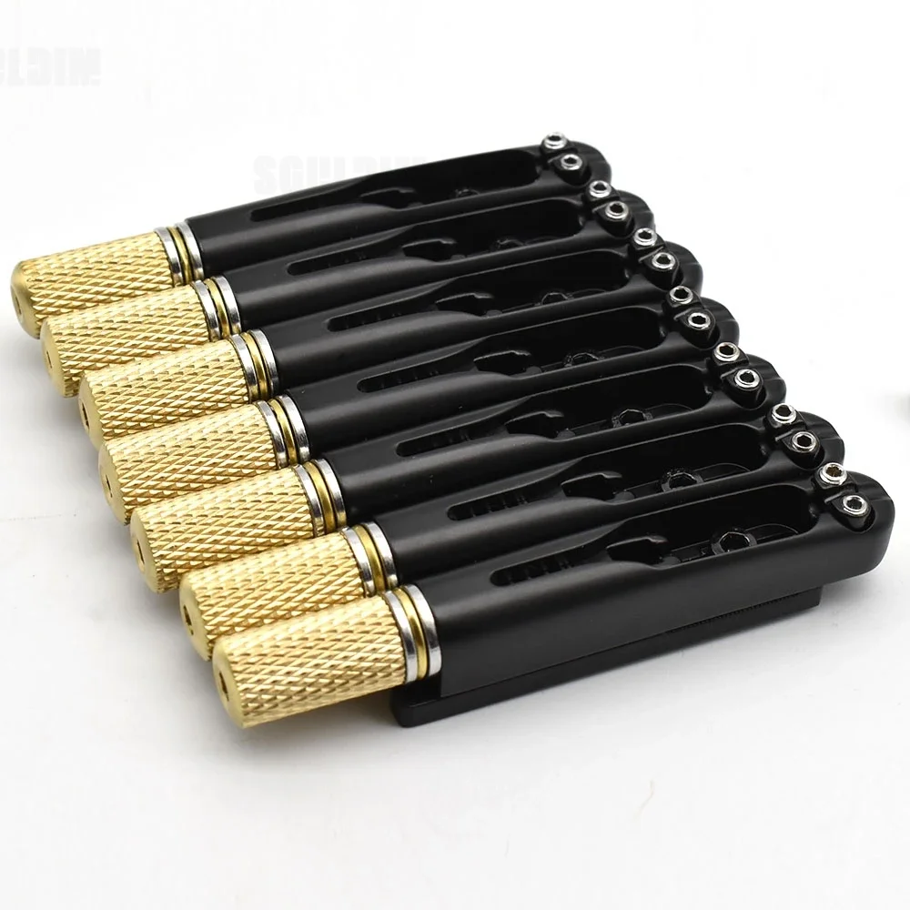 

Metal Headless Guitar Bridge for Headless Guitar Musical Instrument Accessorie Metal Fixed 7 StringsElectric Guitar Bridge Parts